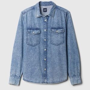GAP Light Blue Denim Shirt